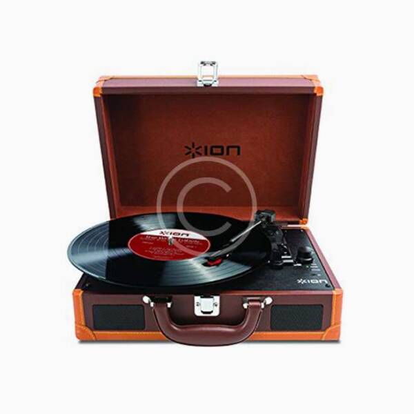 Deluxe 3-Speed Belt Drive Suitcase Turntable