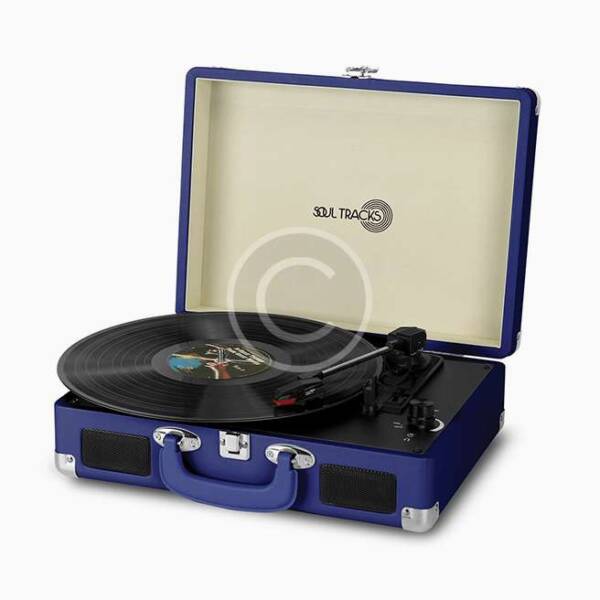 Photive SoulTracks Portable 3-Speed Turntable